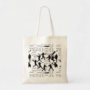Tote Bag Motif de base-ball.w