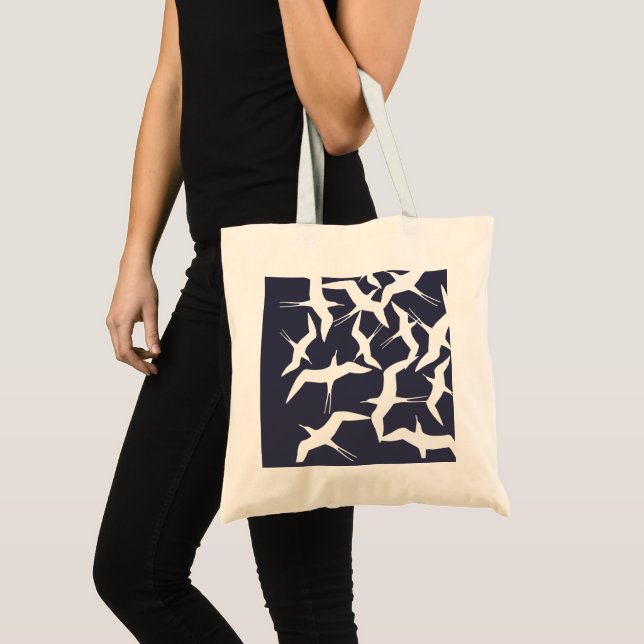 Tote Bag Motif de beaux oiseaux volants Produit (Devant (produit))