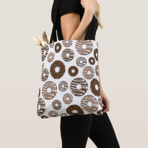 Tote Bag Motif de beignes, beignets de chocolat, beignets d