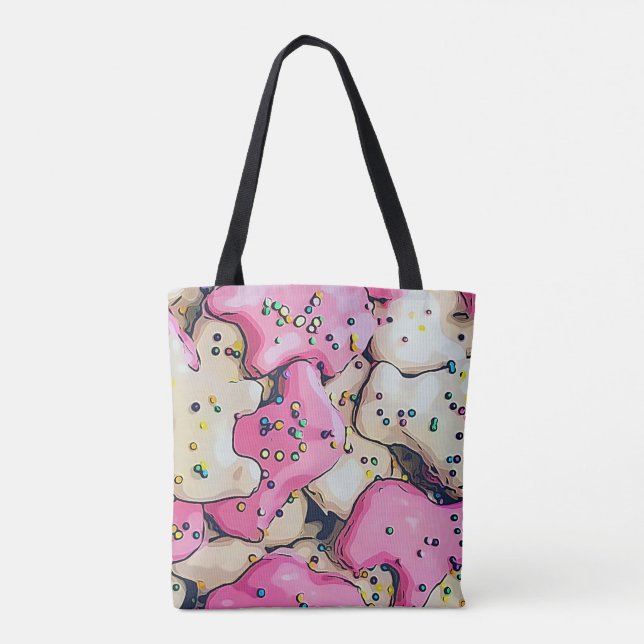 Tote Bag Motif de biscuits animaux congelés (Dos)