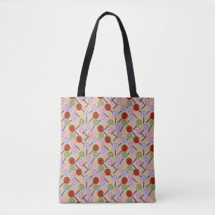 Tote Bag Motif de bonbons   motif Lollies   lollipop 41