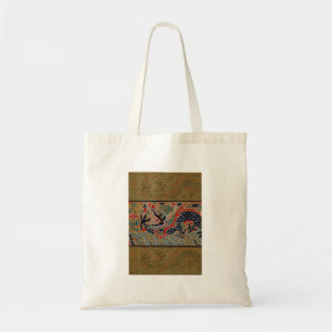 Tote Bag Motif de broderie en soie de dragon chinois antiqu