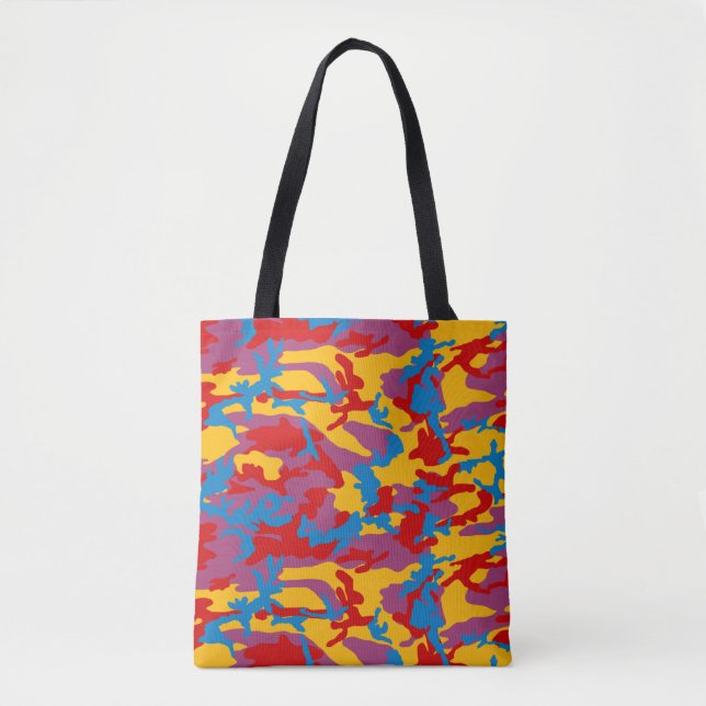 Tote Bag Motif de camo en gras (Devant)
