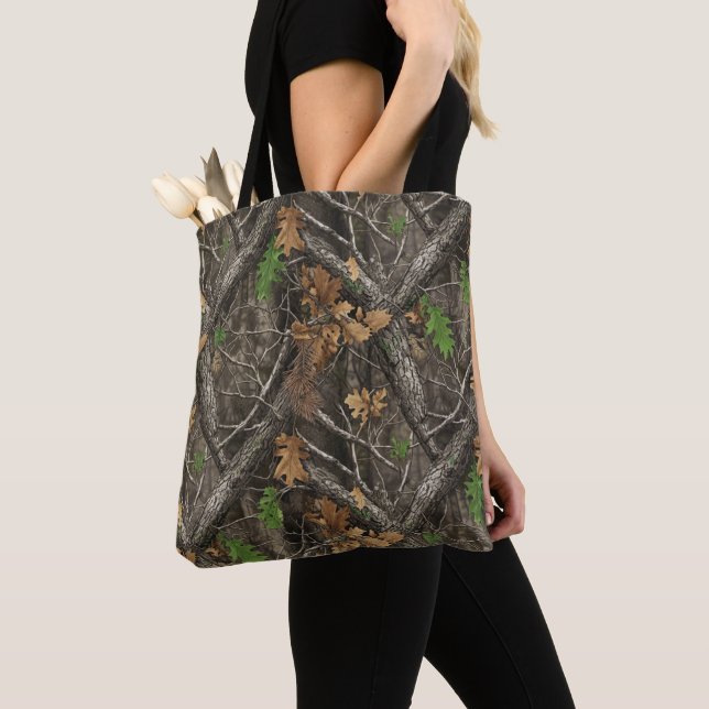 Tote Bag Motif de camouflage de chasse (De près)