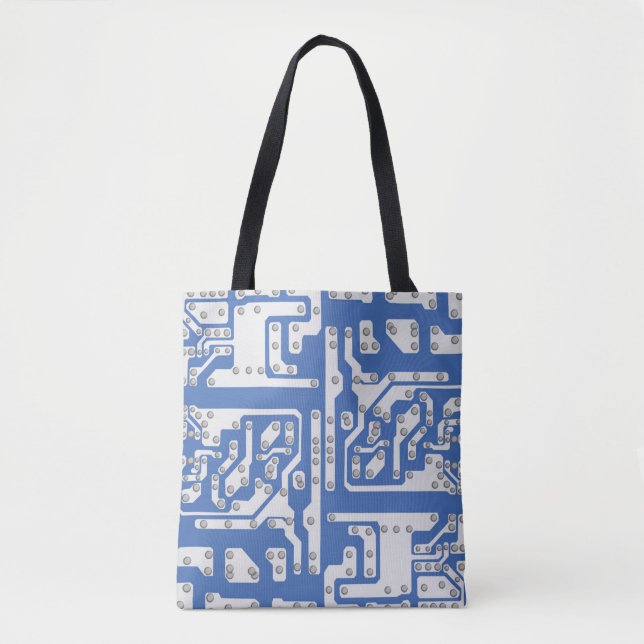 Tote Bag Motif de carte de circuit (Devant)