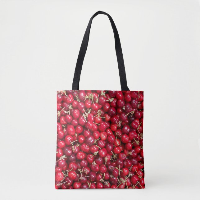 Tote Bag Motif de cerise douce (Devant)
