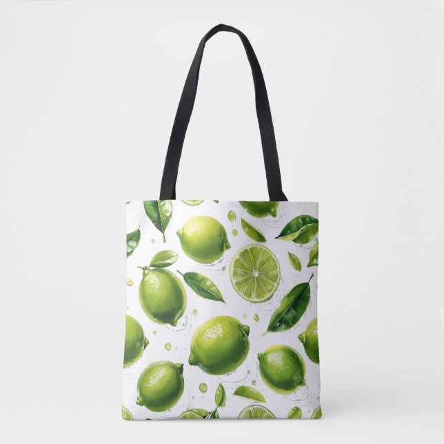 Tote Bag Motif de chaux (Devant)