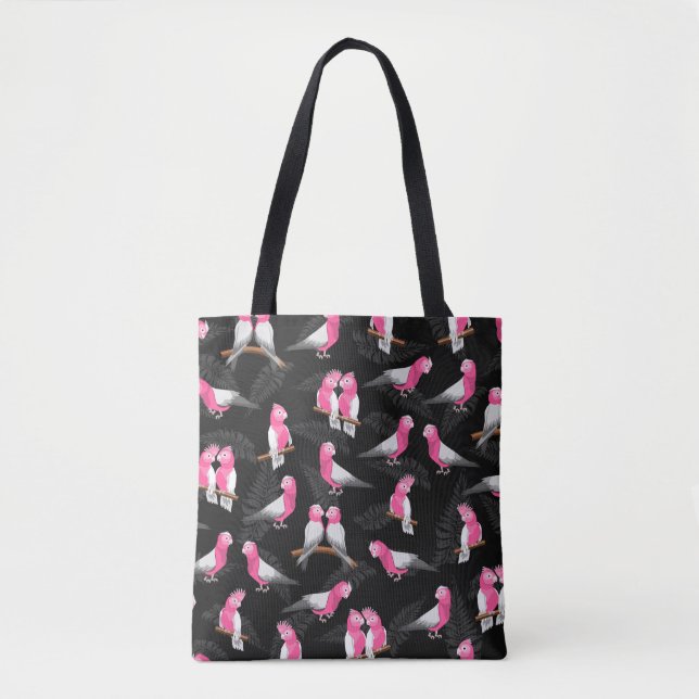 Tote Bag Motif de cocktails roses de Galah (Devant)