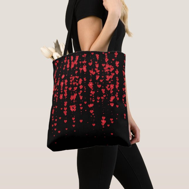 Tote Bag Motif de coeur 24 (De près)
