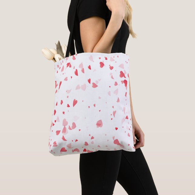 Tote Bag Motif de coeur 33 (De près)