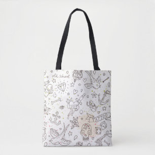Tote Bag Motif de concept de tatouage