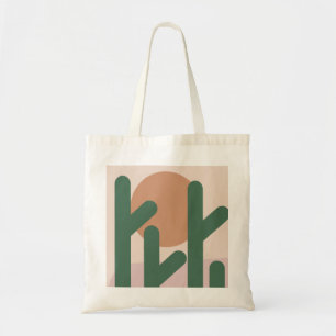 Tote Bag Motif de coucher de soleil bohème du désert de cac