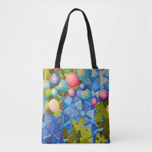 Tote Bag motif de courtepointe moderne