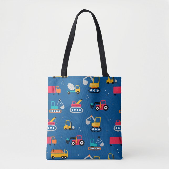 Tote Bag Motif de déplacement de construction mûre (Devant)