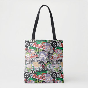 Tote Bag Motif de dessin animé de super-vilains DC