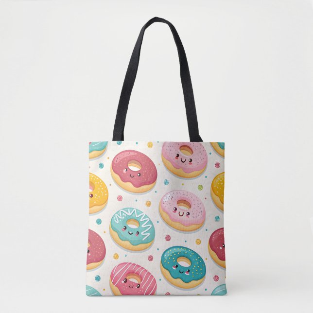 Tote Bag Motif de Donuts (Devant)