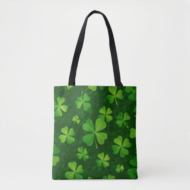 Tote Bag Motif de fermeture à quatre feuilles (Devant)