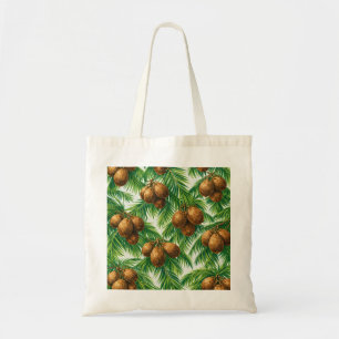 Tote Bag Motif de feuilles de palmier cocotier