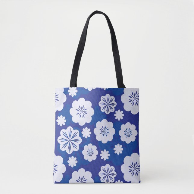 Tote Bag motif de fleur (Devant)