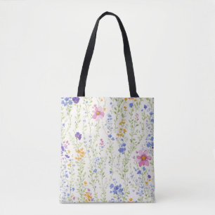 Tote Bag Motif de fleurs sauvages