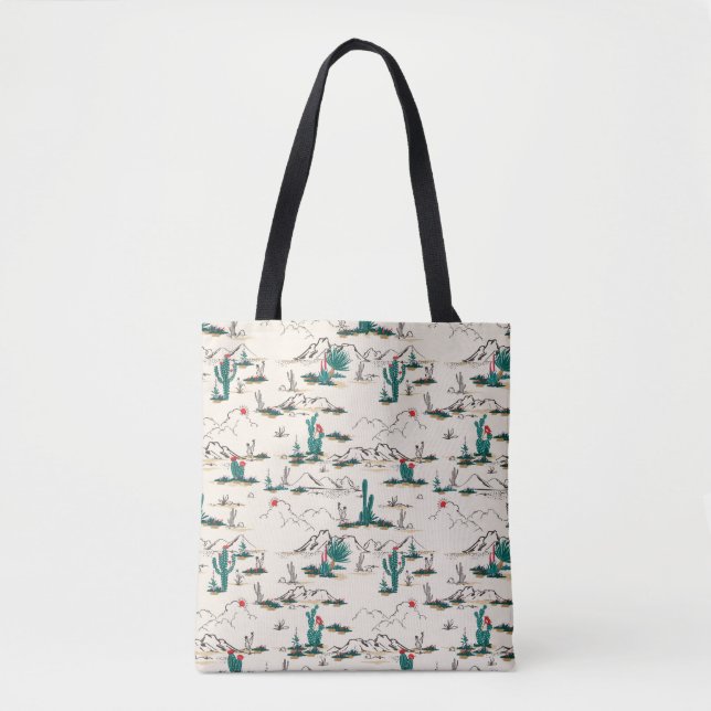 Tote Bag Motif de floraison de Succulents (Devant)