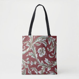 Tote Bag Motif de Florentine italienne aux fioritures