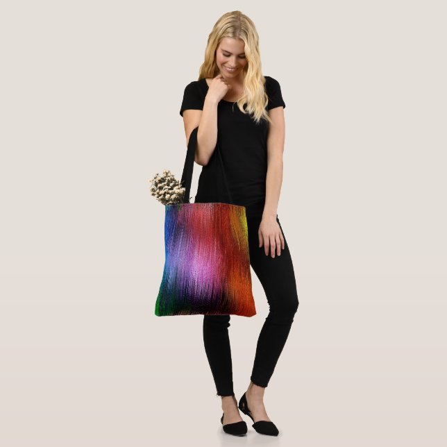 Tote Bag Motif de fond coloré, (Sur le modèle)
