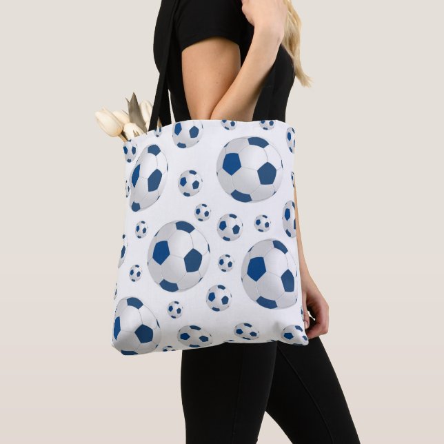 Tote Bag Motif de football (De près)