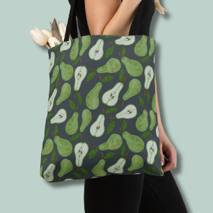 Tote Bag Motif de fruits de poire de verger
