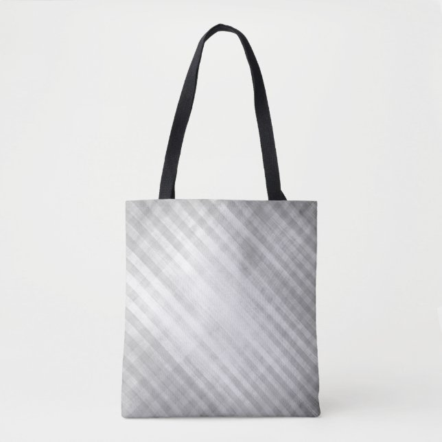 Tote Bag motif de grille abstrait (Devant)