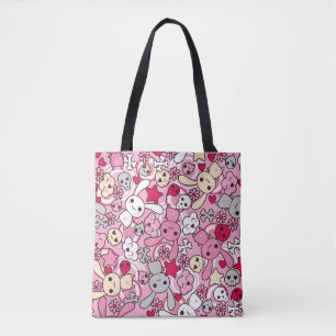 Tote Bag Motif de Kawaii