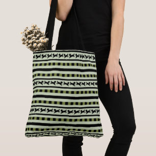 Tote Bag Motif de la bande de chien en jeu