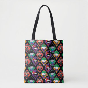 Tote Bag Motif de la Ligue de Justice de Chibi