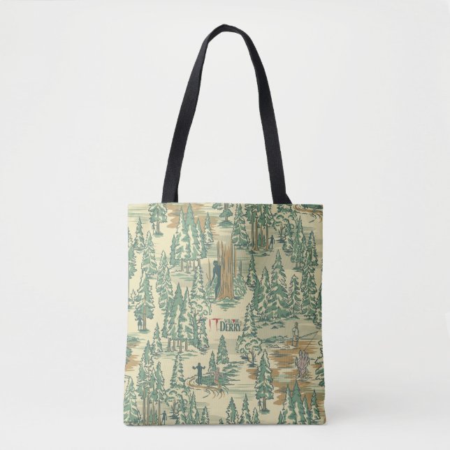 Tote Bag MOTIF de la pêche forestière IT (Devant)