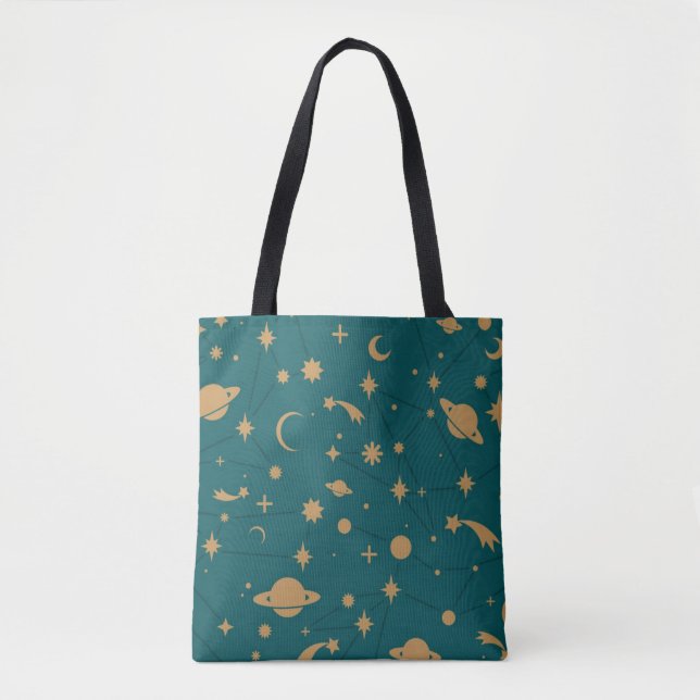 Tote Bag Motif de l'espace (Devant)