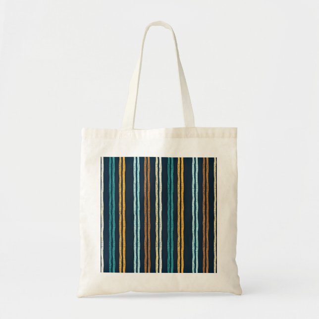 Tote Bag Motif de lignes verticales abstraites (Devant)