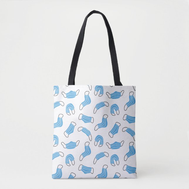 Tote Bag motif de masque Médicale (Devant)