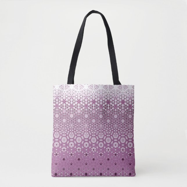 Tote Bag Motif de métamorphose florale (Devant)