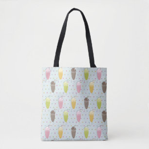 Tote Bag Motif de milkshake