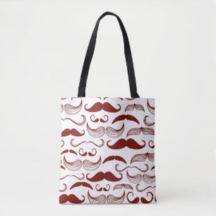 Tote Bag Motif de moustache, rétro style 3