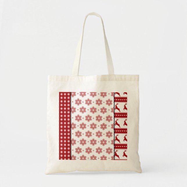 Tote Bag Motif de Noël décoratif personnalisé (Devant)