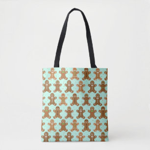 Tote Bag Motif de Noël Hommes Gingerbread