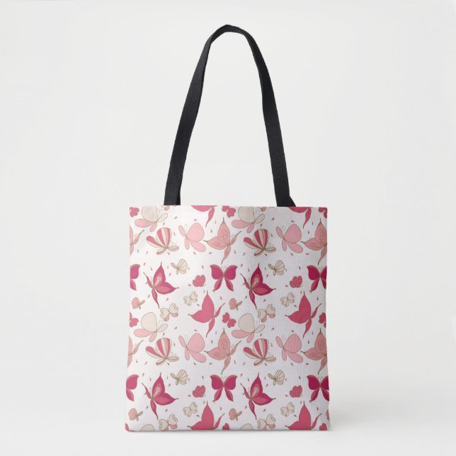 Tote Bag motif de papillon 2 (Devant)