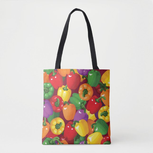 Tote Bag Motif de paprika (Devant)