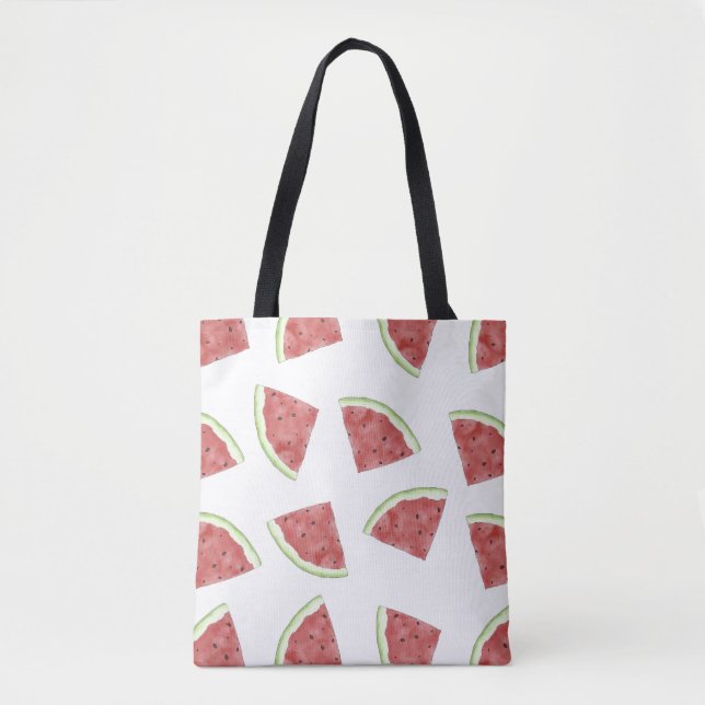 Tote Bag Motif de pastèque juteuse (Devant)