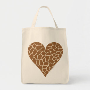 Tote Bag Motif de peau, couleurs de la Girafe