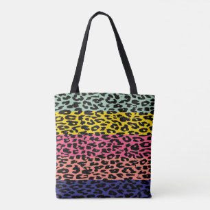 Tote Bag Motif de peau de léopard moderne