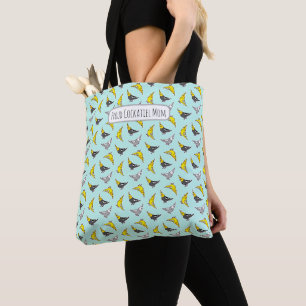 Tote Bag Motif de perroquet calopsitte mignon