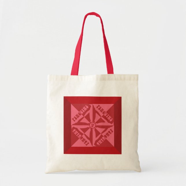 Tote Bag Motif de pingouin (Devant)