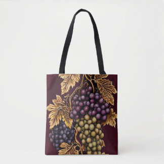 Tote Bag Motif de raisins batik